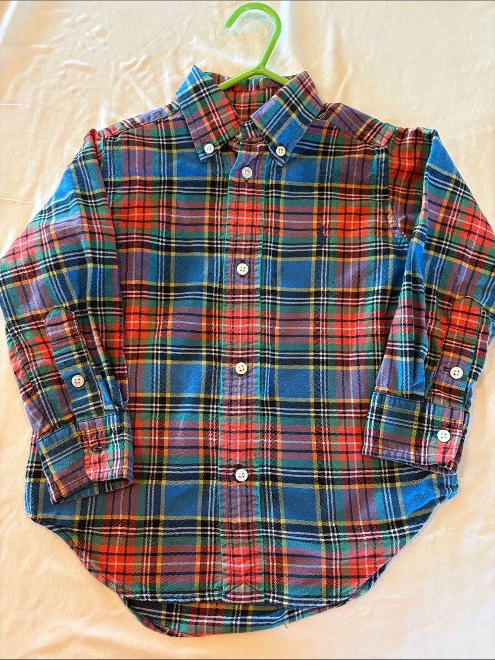 Boys 2T Ralph Lauren Plaid Button-Down Shirt